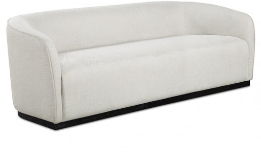 Beige Mylah Polyester Fabric Sofa - 675Beige-S - Vega Furniture