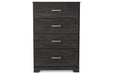 Belachime Black Chest of Drawers - B2589-44 - Vega Furniture