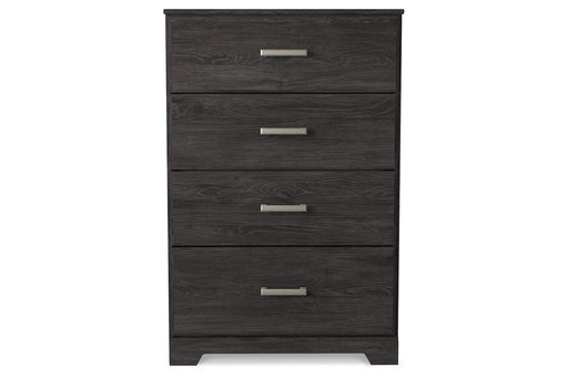 Belachime Black Chest of Drawers - B2589-44 - Vega Furniture