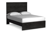 Belachime Black Full Panel Bed - SET | B2589-55 | B2589-86 - Vega Furniture