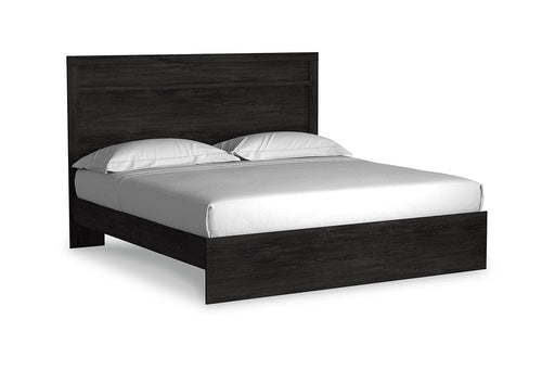 Belachime Black King Panel Bed - SET | B2589-72 | B2589-97 - Vega Furniture