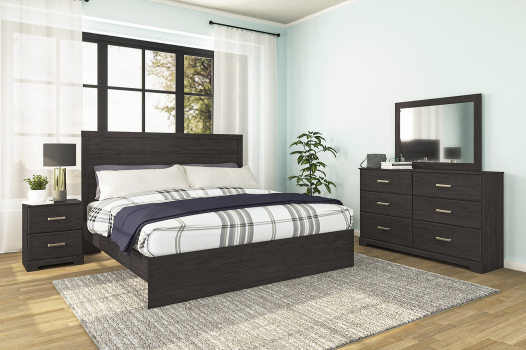 Belachime Black Panel Bedroom Set - SET | B2589-72 | B2589-97 | B2589-31 | B2589-36 | B2589-92 | B2589-44 - Vega Furniture