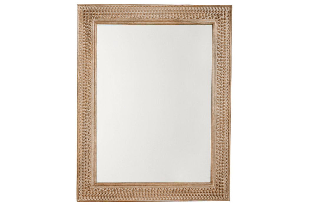 Belenburg Washed Brown Accent Mirror - A8010273 - Vega Furniture