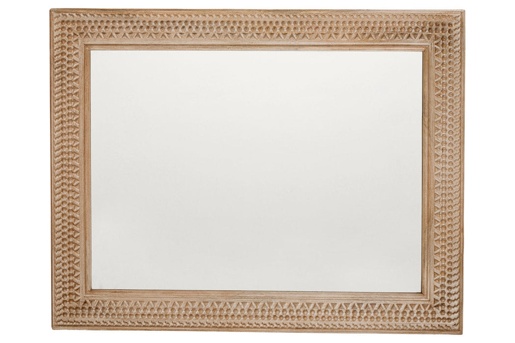 Belenburg Washed Brown Accent Mirror - A8010273 - Vega Furniture