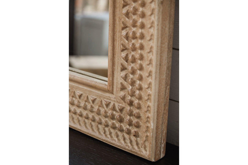 Belenburg Washed Brown Accent Mirror - A8010273 - Vega Furniture