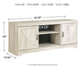 Bellaby Whitewash 63" TV Stand - W331-68 - Vega Furniture