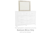 Bellaby Whitewash Bedroom Mirror (Mirror Only) - B331-36 - Vega Furniture