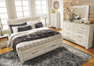 Bellaby Whitewash Footboard Storage Platform Bedroom Set - SET | B331-54S | B331-57 | B331-95 | B331-91 | B331-46 | B100-13 - Vega Furniture
