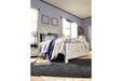 Bellaby Whitewash Queen Crossbuck Panel Bed - SET | B331-154 | B331-157 | B331-196 - Vega Furniture