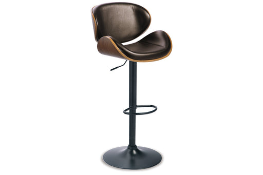 Bellatier Brown Adjustable Height Barstool - D120-530 - Vega Furniture