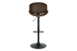 Bellatier Brown Adjustable Height Barstool - D120-530 - Vega Furniture