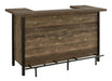 Bellemore Rustic Oak Rectangular Storage Bar Unit - 182104 - Vega Furniture