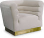 Bellini Cream Velvet Chair - 669Cream-C - Vega Furniture