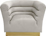 Bellini Cream Velvet Chair - 669Cream-C - Vega Furniture