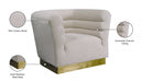 Bellini Cream Velvet Chair - 669Cream-C - Vega Furniture