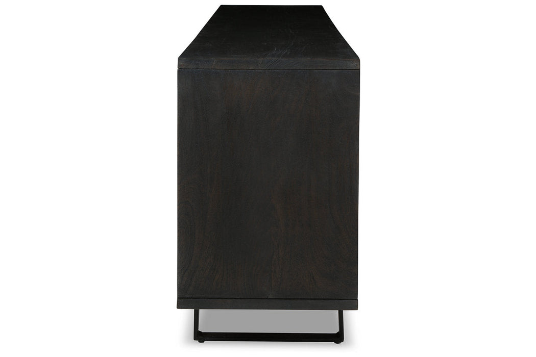 Bellwick Natural/Brown Accent Cabinet - A4000548 - Vega Furniture