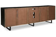 Bellwick Natural/Brown Accent Cabinet - A4000548 - Vega Furniture