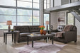 Belziani Storm Leather Living Room Set - SET | 5470638 | 5470635 - Vega Furniture