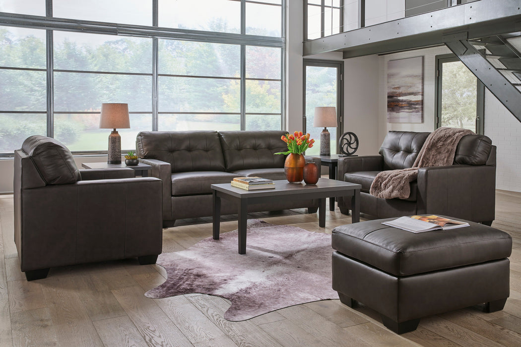 Belziani Storm Leather Living Room Set - SET | 5470638 | 5470635 - Vega Furniture