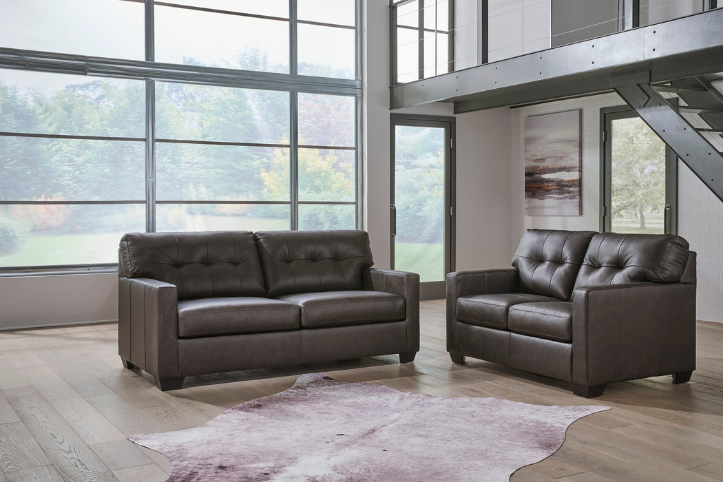 Belziani Storm Leather Living Room Set - SET | 5470638 | 5470635 - Vega Furniture