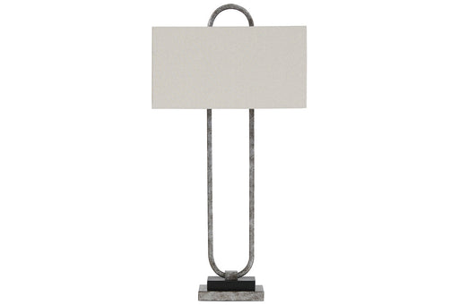 Bennish Antique Silver Finish Table Lamp - L208284 - Vega Furniture