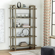 Bergton Distressed Gray Bookcase - A4000500 - Vega Furniture