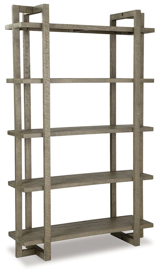 Bergton Distressed Gray Bookcase - A4000500 - Vega Furniture