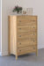 Bermacy Light Brown Chest of Drawers - EB1760-245 - Vega Furniture