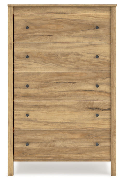 Bermacy Light Brown Chest of Drawers - EB1760-245 - Vega Furniture