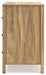 Bermacy Light Brown Dresser - EB1760-231 - Vega Furniture