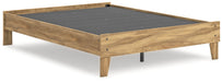 Bermacy Light Brown Full Platform Bed - EB1760-112 - Vega Furniture