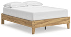 Bermacy Light Brown Full Platform Bed - EB1760-112 - Vega Furniture