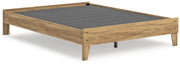 Bermacy Light Brown Queen Platform Bed - EB1760-113 - Vega Furniture