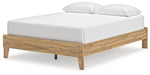 Bermacy Light Brown Queen Platform Bed - EB1760-113 - Vega Furniture