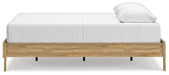 Bermacy Light Brown Queen Platform Bed - EB1760-113 - Vega Furniture