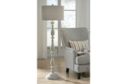 Bernadate Whitewash Floor Lamp - L235341 - Vega Furniture