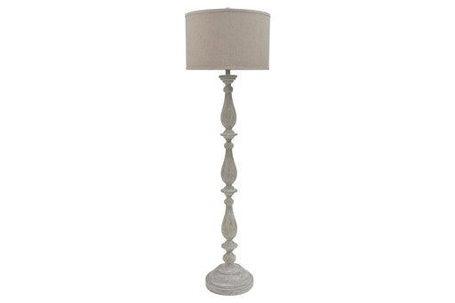 Bernadate Whitewash Floor Lamp - L235341 - Vega Furniture