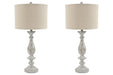 Bernadate Whitewash Table Lamp, Set of 2 - L235344 - Vega Furniture