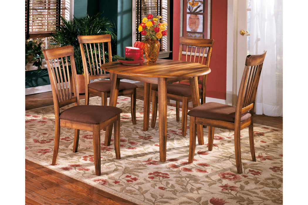 Berringer Rustic Brown Dining Drop Leaf Table - D199-15 - Vega Furniture