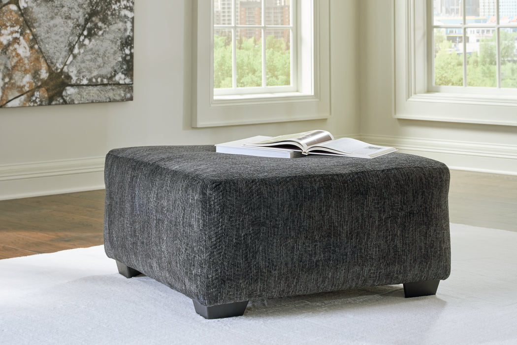 Biddeford Ebony Oversized Accent Ottoman - 3550408 - Vega Furniture