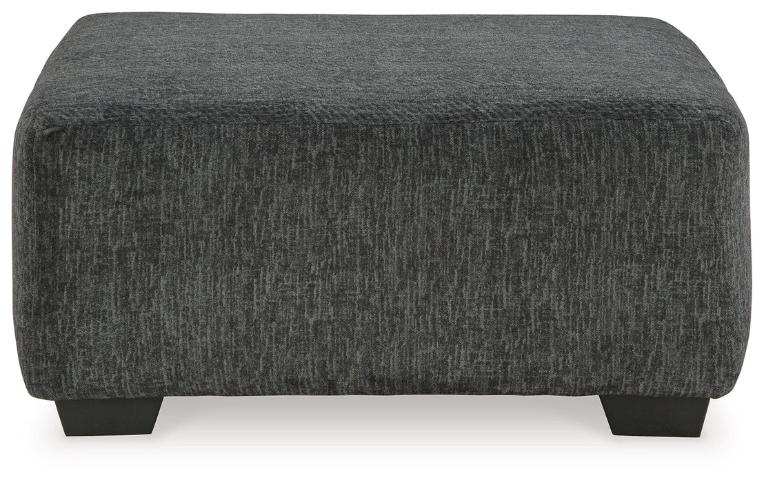 Biddeford Ebony Oversized Accent Ottoman - 3550408 - Vega Furniture