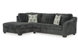 Biddeford Shadow 2-Piece LAF Chaise Sectional - SET | 3550416 | 3550467 - Vega Furniture