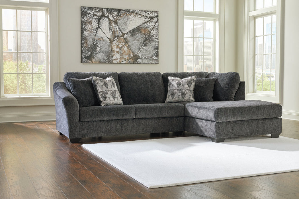 Biddeford Shadow 2-Piece RAF Chaise Sectional - SET | 3550417 | 3550466 - Vega Furniture