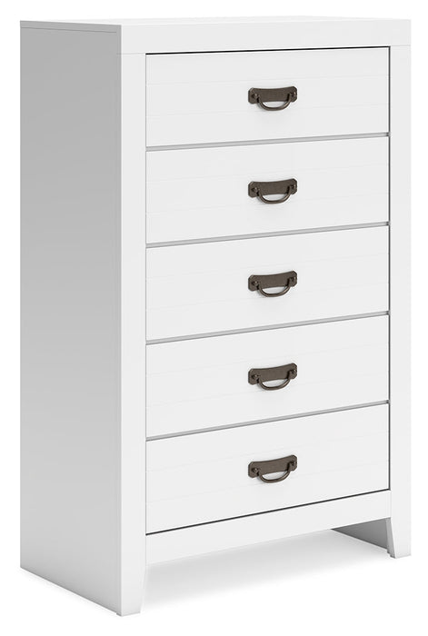 Binterglen White Chest of Drawers - B427-46 - Vega Furniture