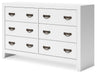 Binterglen White Dresser - B427-31 - Vega Furniture