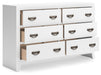 Binterglen White Dresser - B427-31 - Vega Furniture