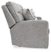 Biscoe Pewter Power Reclining Loveseat - 9050318 - Vega Furniture