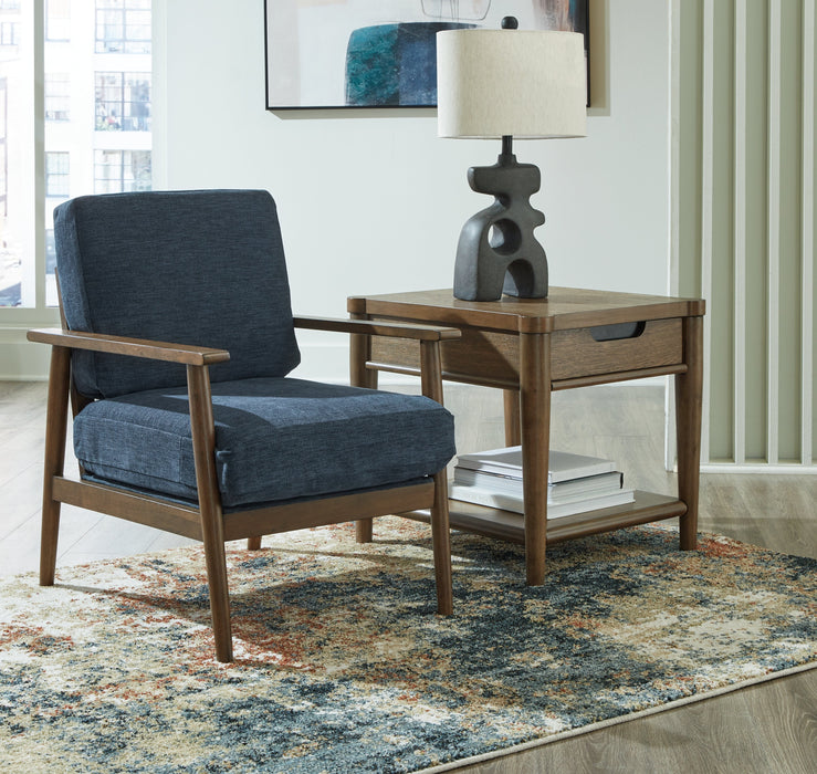 Bixler Navy Accent Chair - 2610660 - Vega Furniture