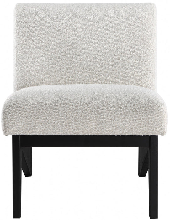 Black Chapman Boucle Fabric Accent Chair - 460Black - Vega Furniture