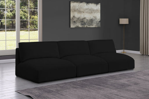 Black Ease Fabric Modular Sofa - 696Black-S114A - Vega Furniture